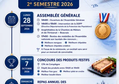 Agenda 2e semestre 2026